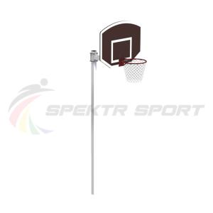 Купить Стойка стритбольная со щитом стационарная SP D 411 в Звенигороде 