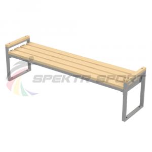 Купить Лавка парковая разборная 2 м без спинки в Звенигороде 