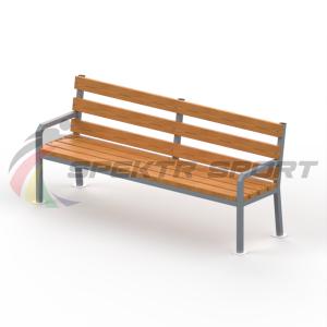 Купить Уличная скамейка со спинкой Дача в Звенигороде 