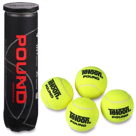 Купить Мяч для большого тенниса Teloon 828Т Р4  (4 шт) в Звенигороде 